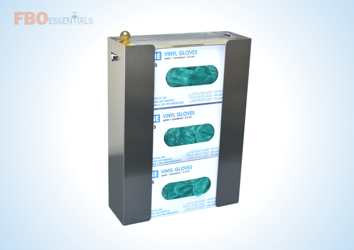 Omnimed Stainless Steel Security Glove Box Holder image 5