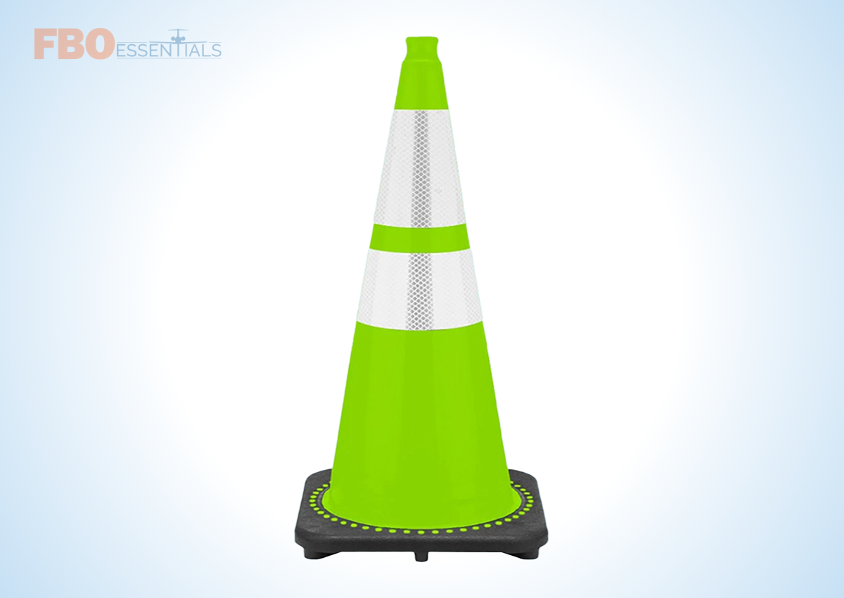 Lime Green Traffic Cone image 0