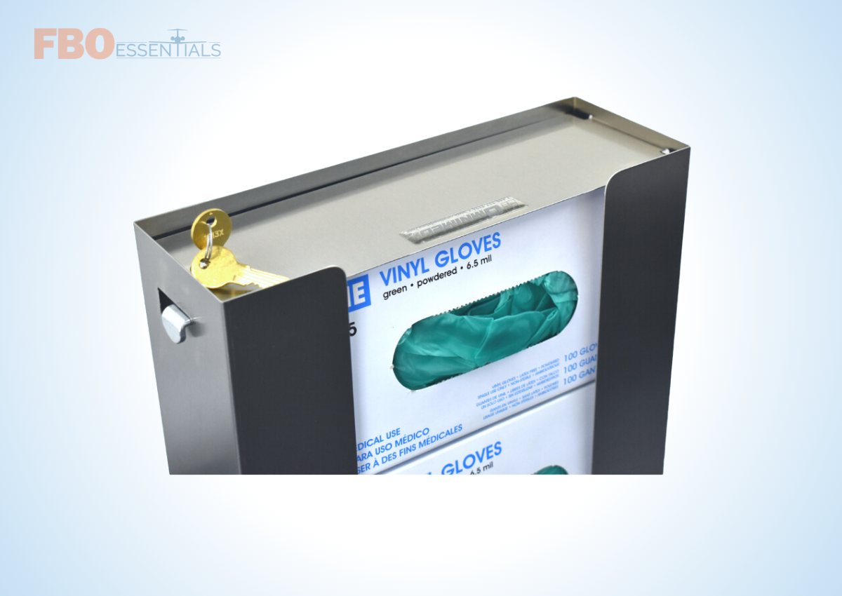 Omnimed Stainless Steel Security Glove Box Holder image 8