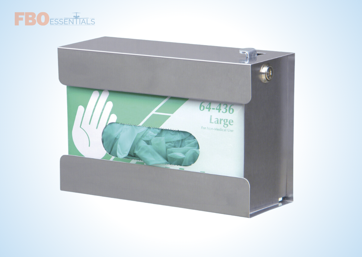 Omnimed Stainless Steel Security Glove Box Holder image 0