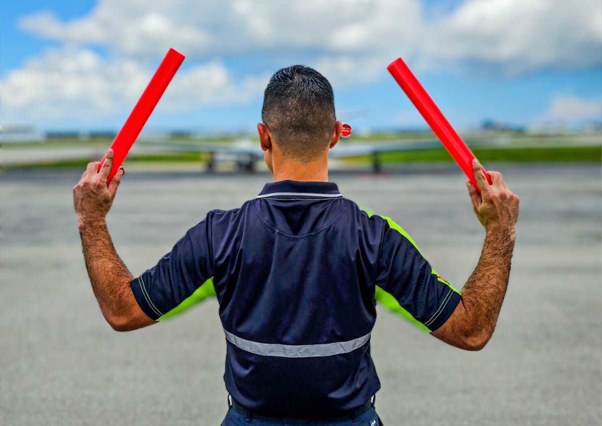 Daytime Marshalling Wand (Pair)