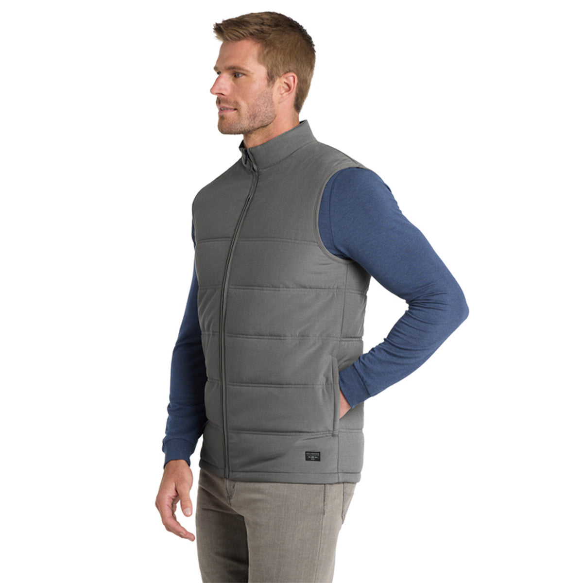 Gray TravisMathew Cold Bay Vest side