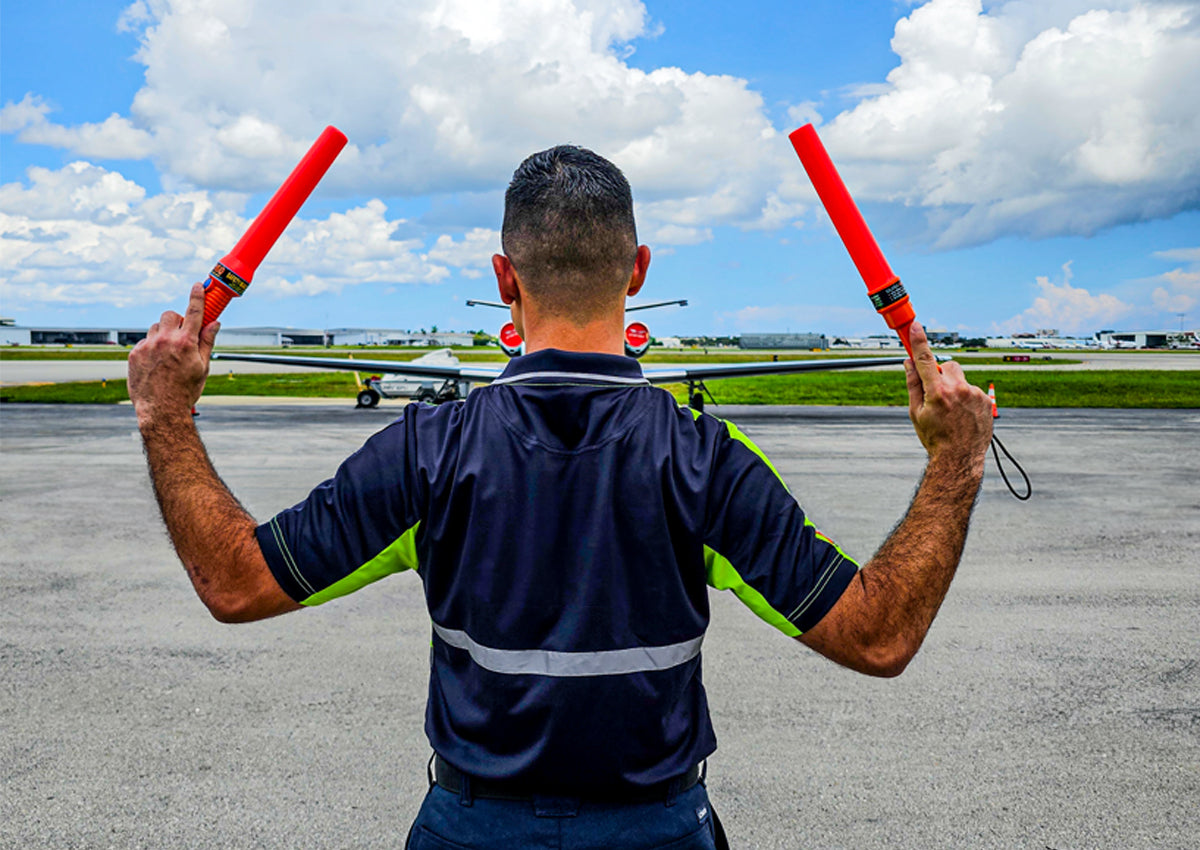 Heavy Duty Marshalling Aviation Lighted Wand