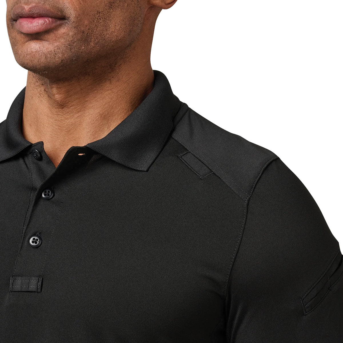 511 heelios long sleeve polo shoulder
