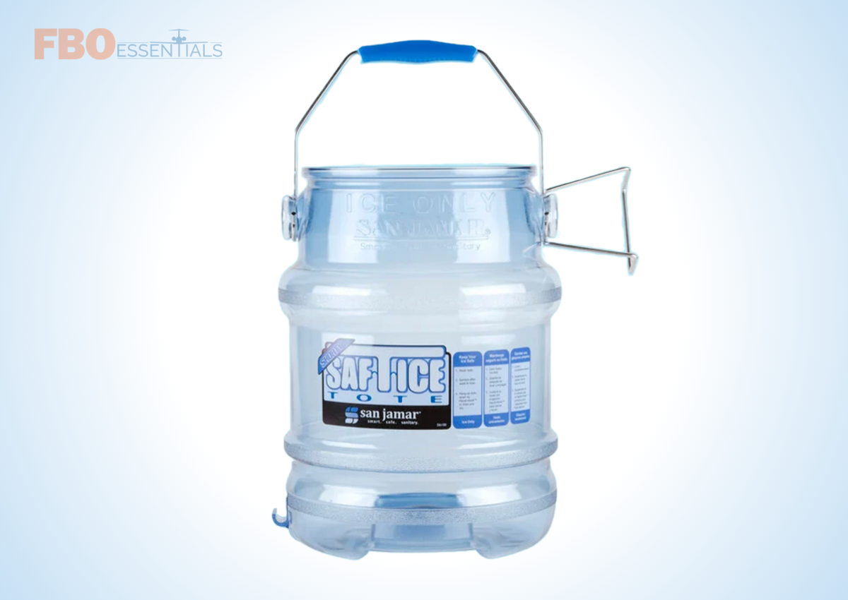San Jamar 5 gal. Saftice Ice Tote image 0