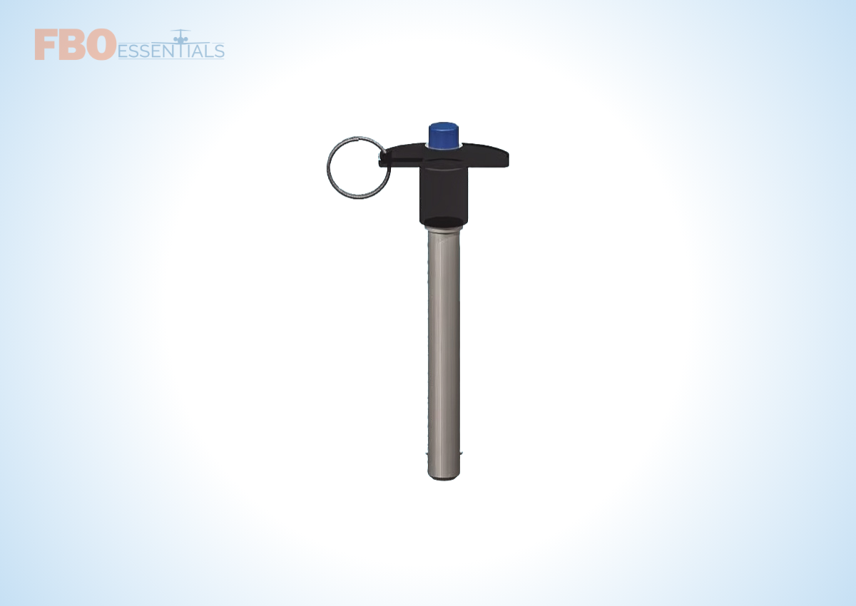 T Handle Lock Tow Pin, 2", 1/4", 1-13/16" Aluminum image 0