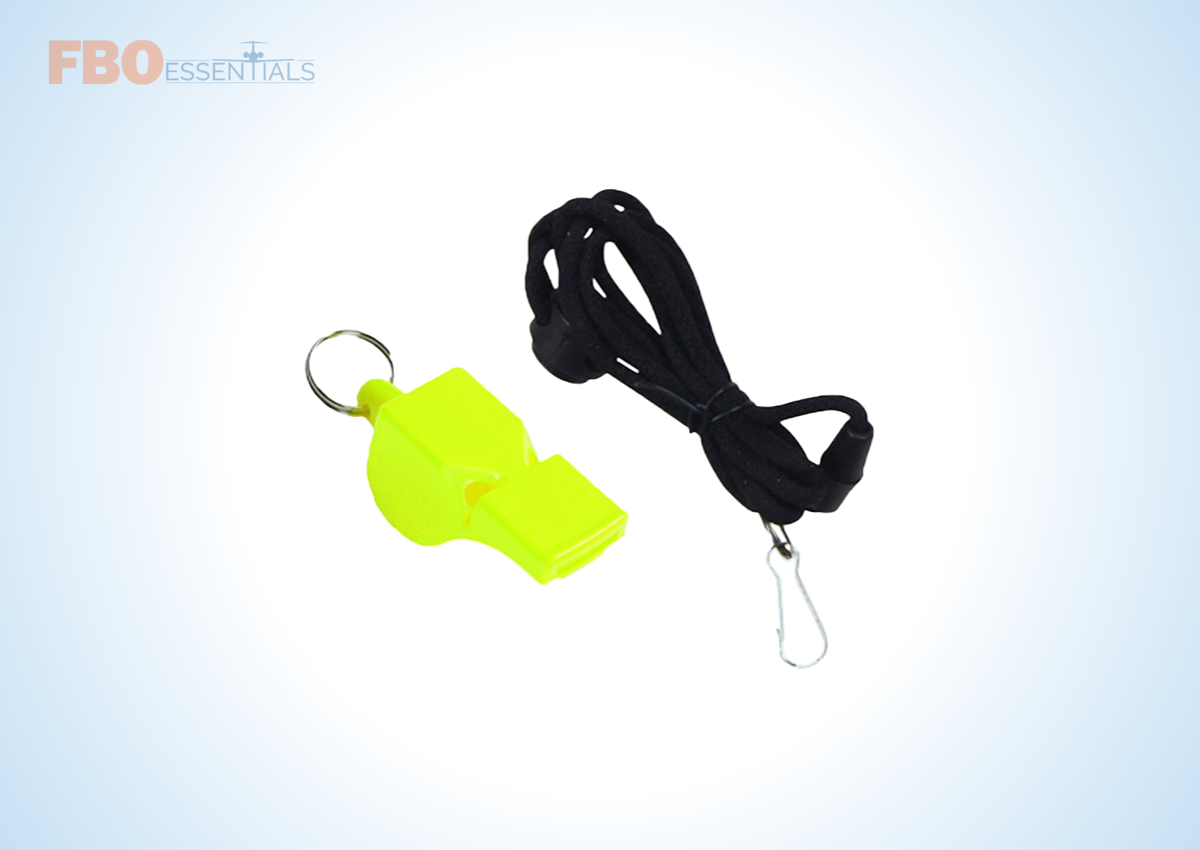 Lime Yellow Safety Whistle image 0