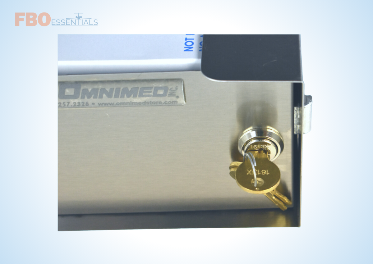 Omnimed Stainless Steel Security Glove Box Holder image 2