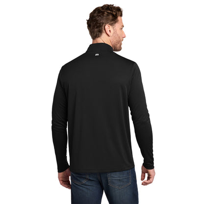 Black TravisMathew Coto Performance 1/4-Zip back 