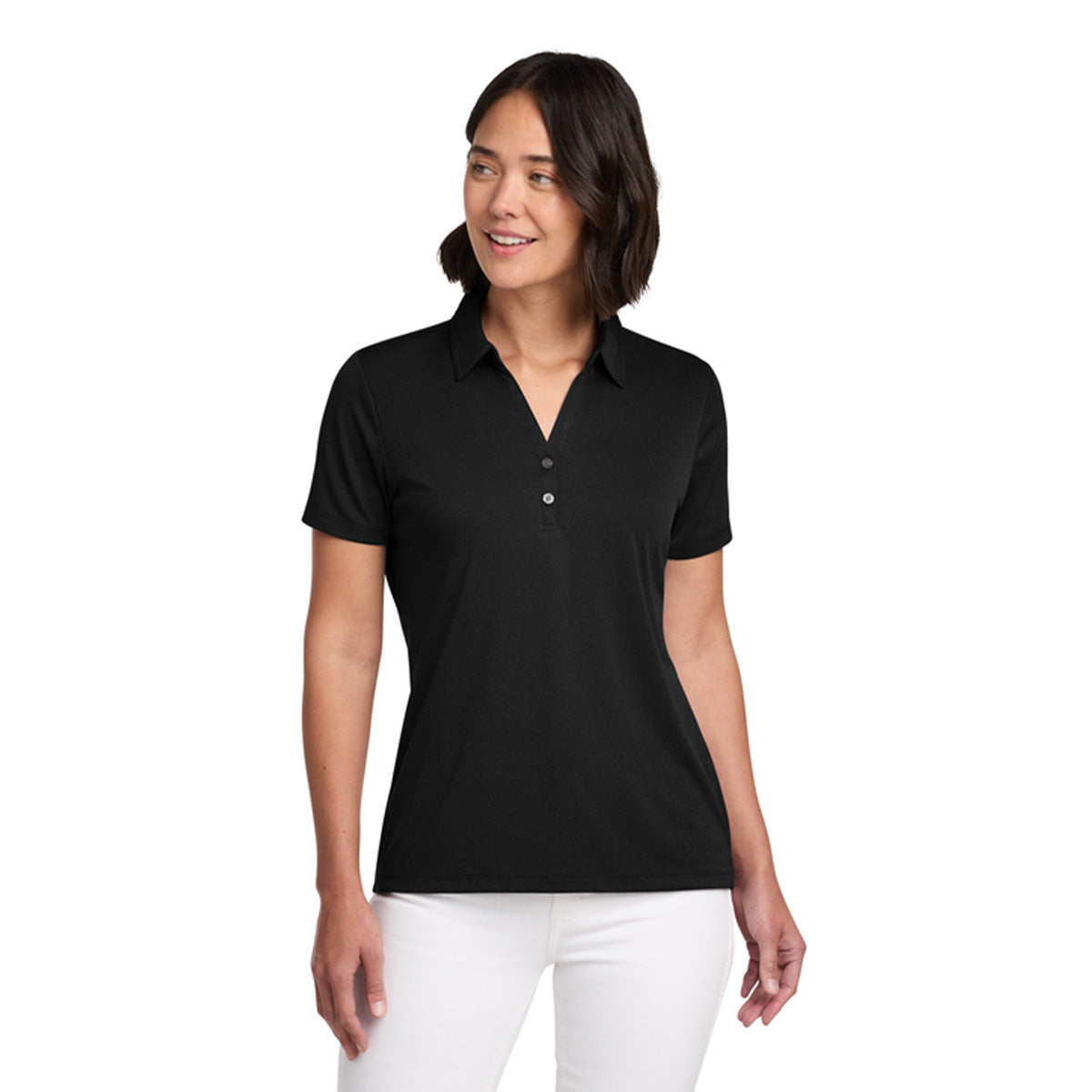 Black TravisMathew Women's Coto Performance Polo
