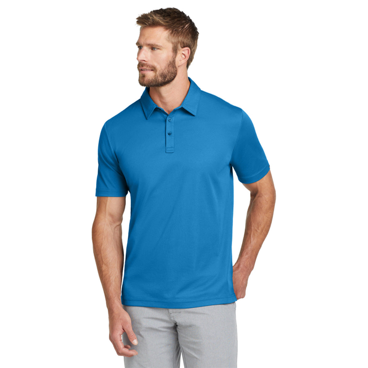 Blue TravisMathew Oceanside Solid Polo 