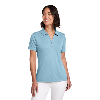 Blue TravisMathew Women's Coto Performance Polo
