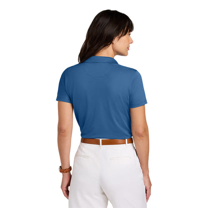 Blue Women’s Mesh Pique Performance Polo Back