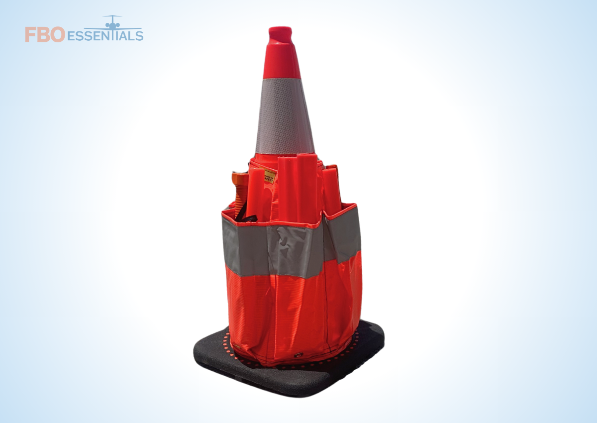 Cone Caddy with Reflective Stripe
