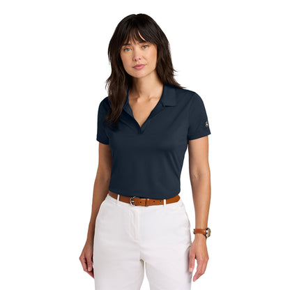 Navy Blue Women’s Mesh Pique Performance Polo