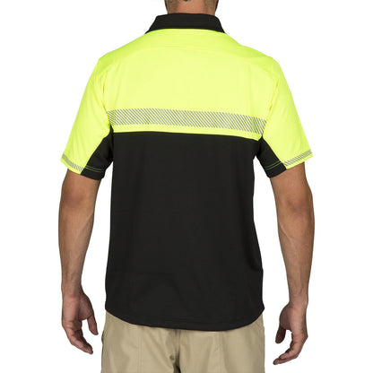 Hi-Vis Yellow Polo short sleeve 